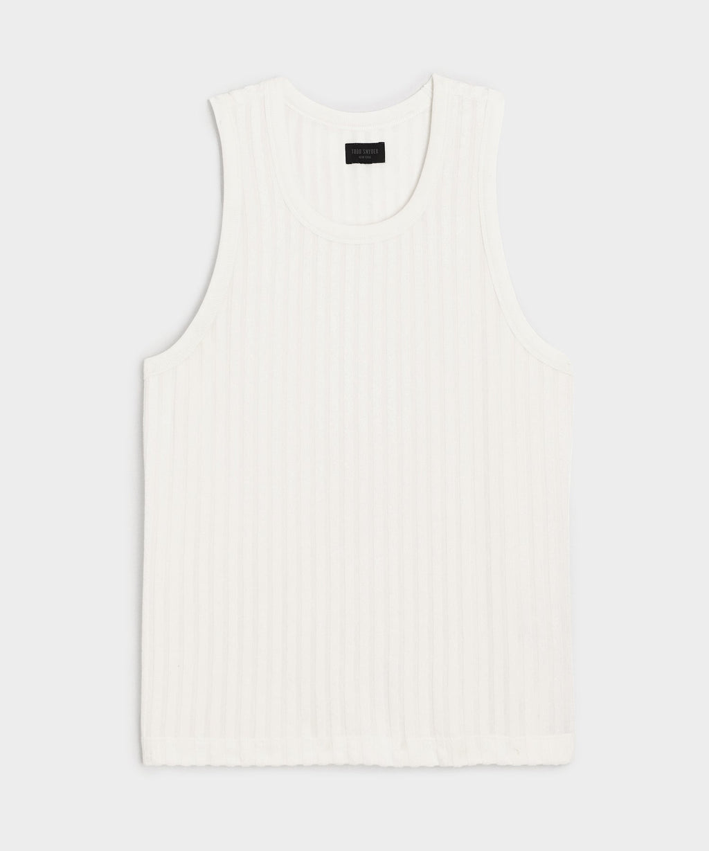 Ribbed Terry Tank