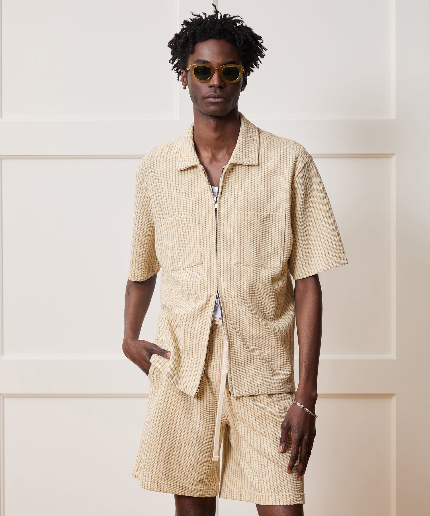 Dune Zip-Up Polo