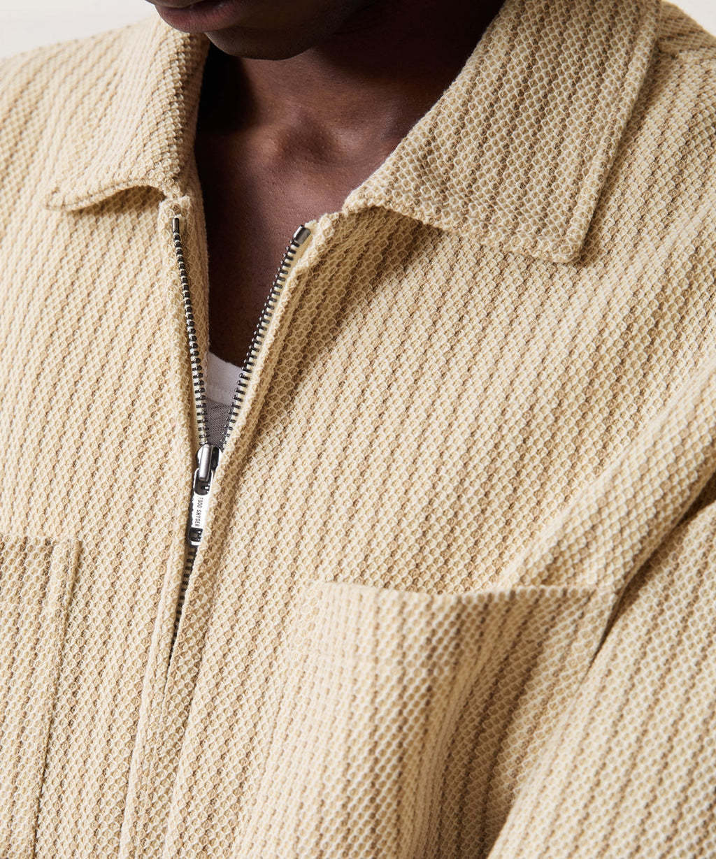 Dune Zip-Up Polo