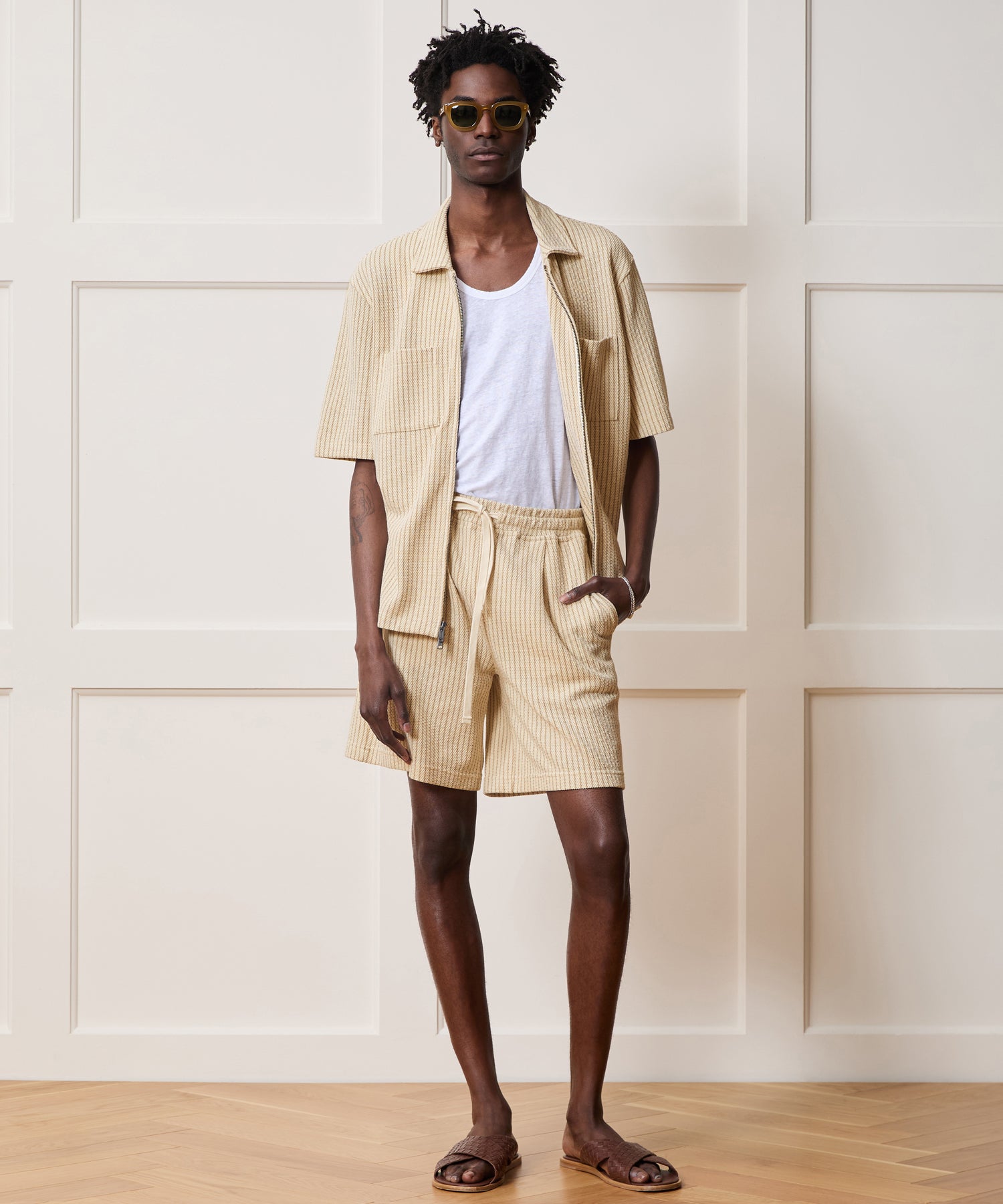Dune Zip-Up Polo