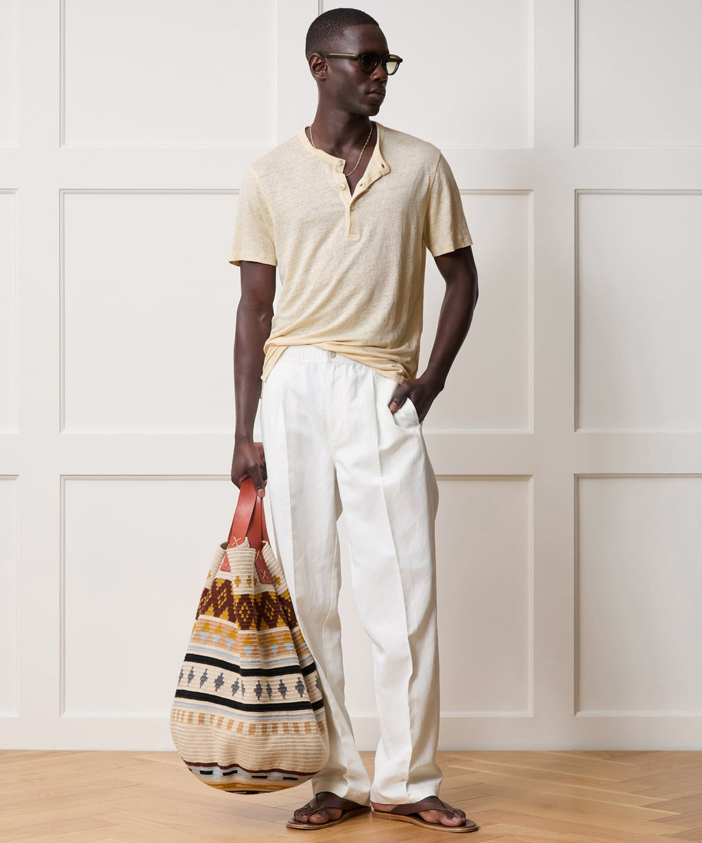 Linen Henley