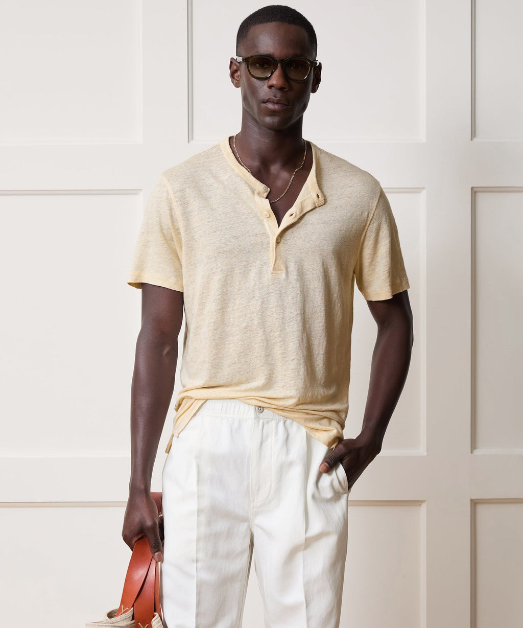 Linen Henley