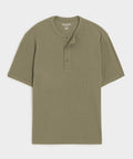 Ribbed Cotton Henley