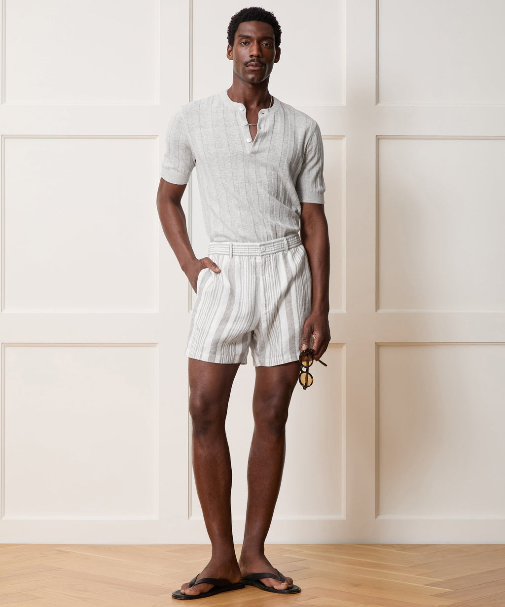 5" Linen Beachcomber Short
