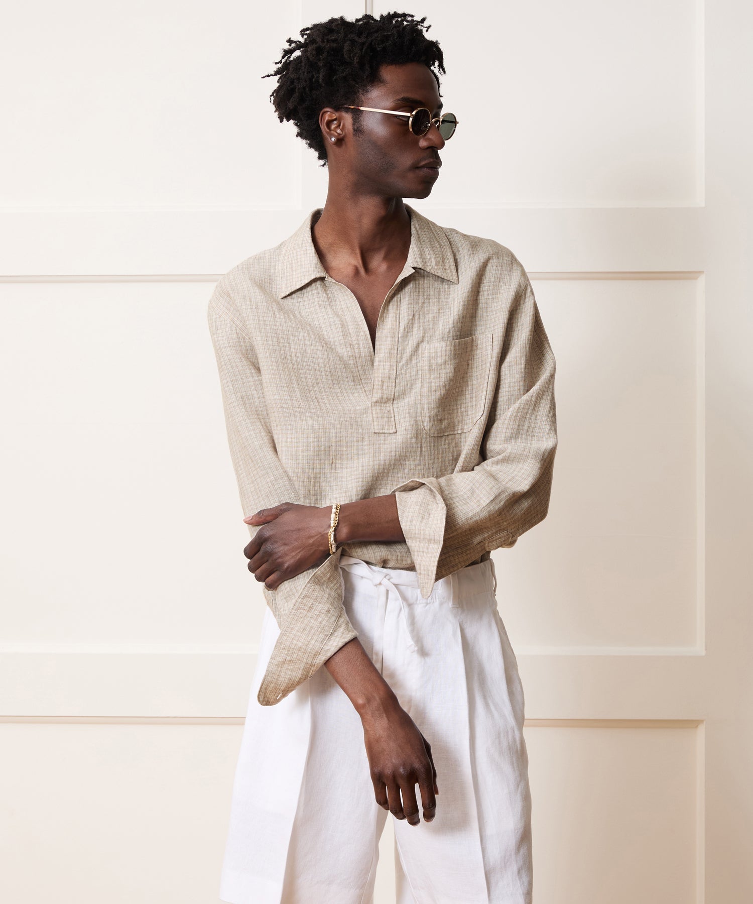 Linen Popover Shirt