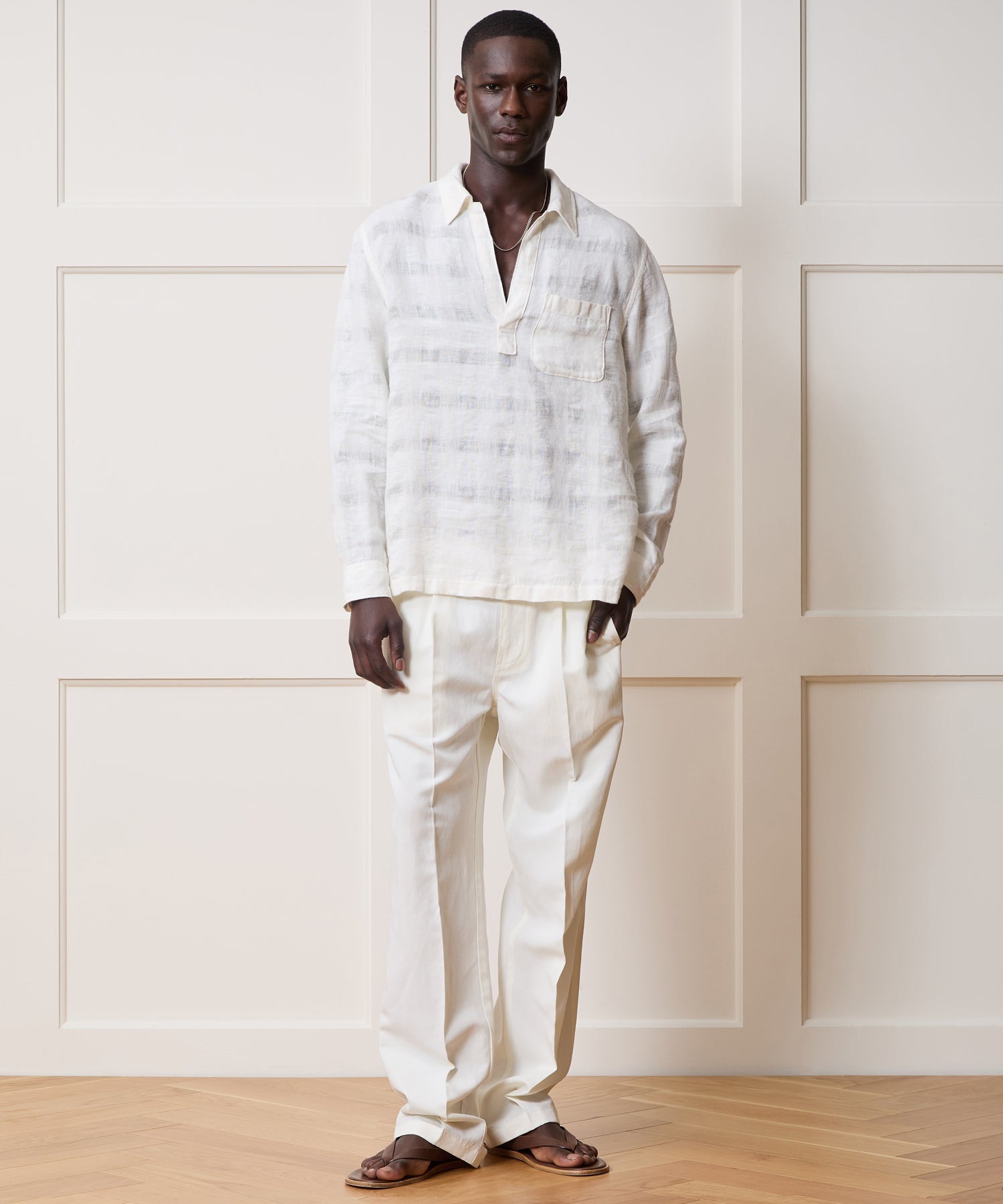 Linen Popover Shirt