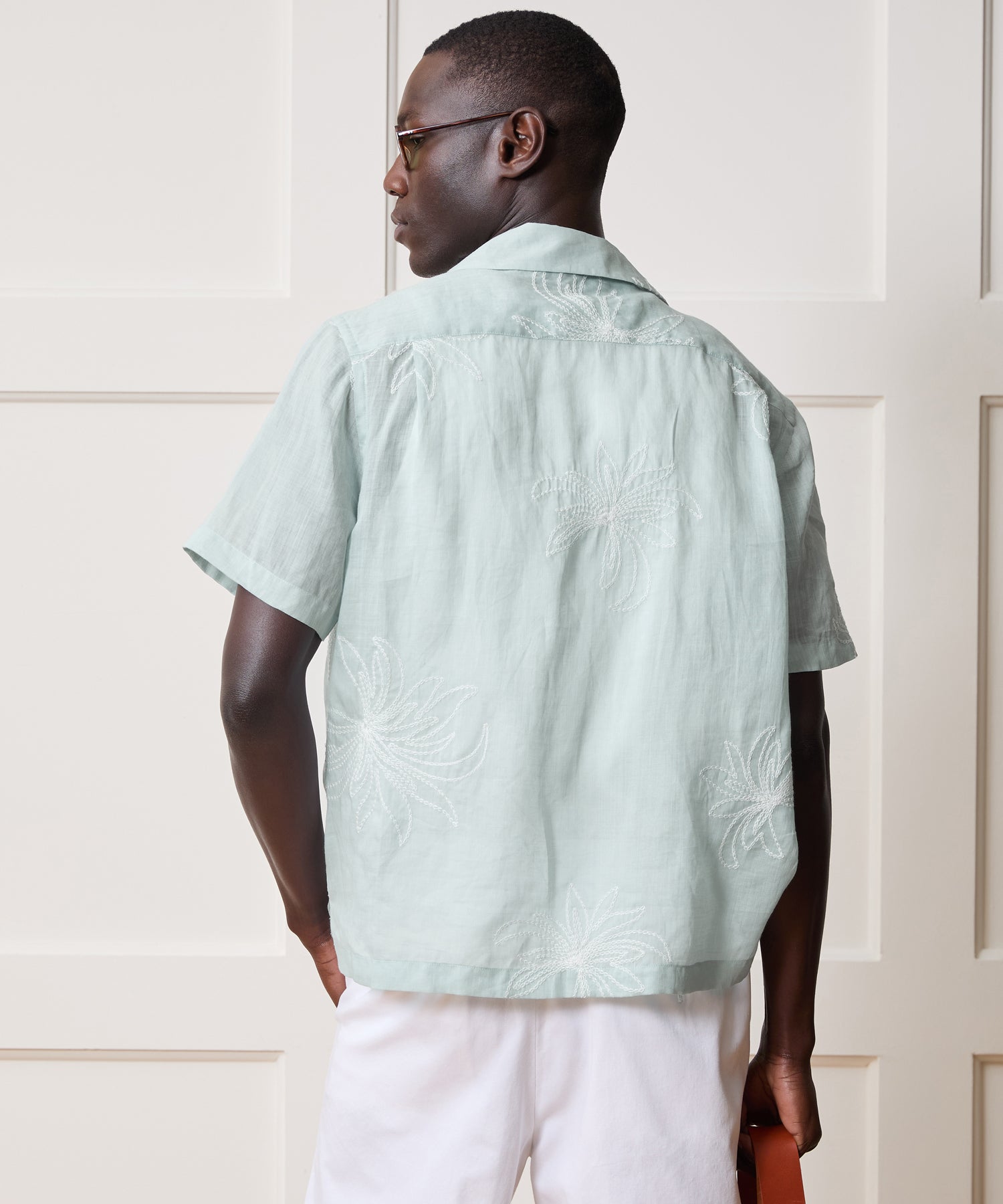 Embroidered Capri Shirt