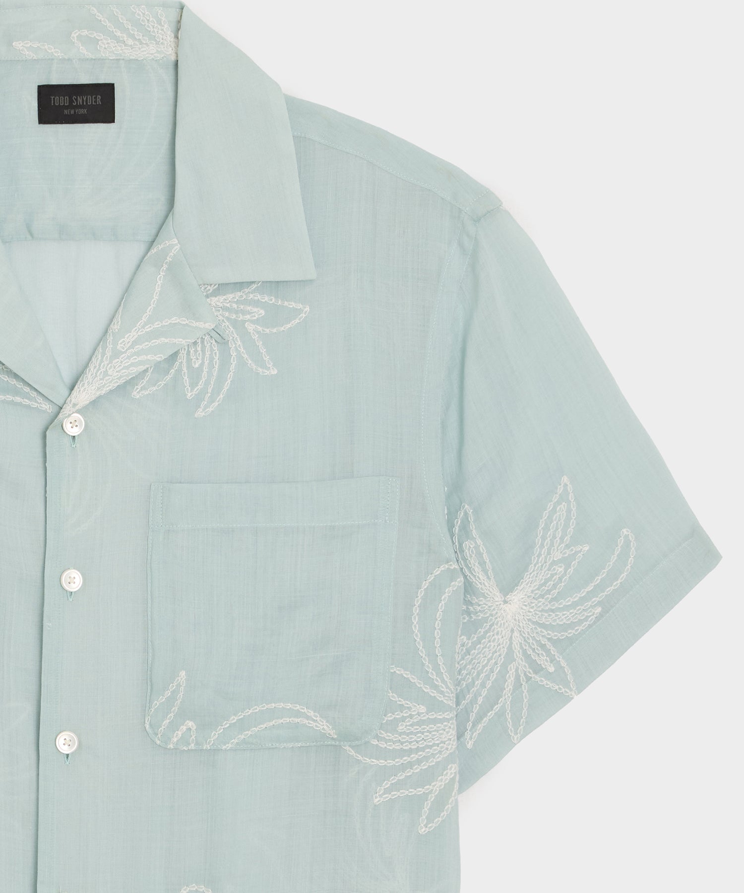 Embroidered Capri Shirt