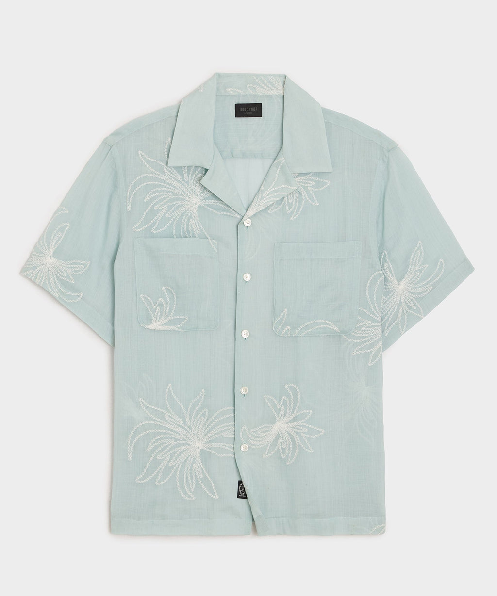 Embroidered Capri Shirt