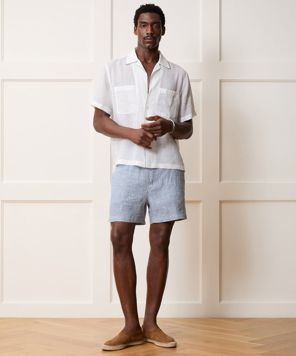 Embroidered Capri Shirt