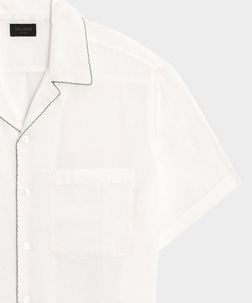 Embroidered Capri Shirt