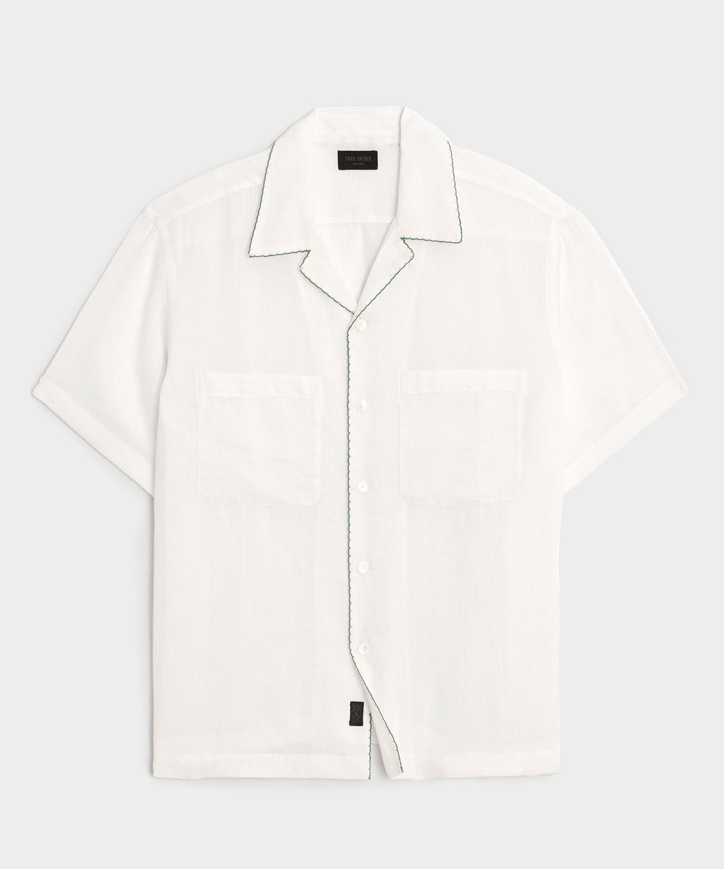 Embroidered Capri Shirt