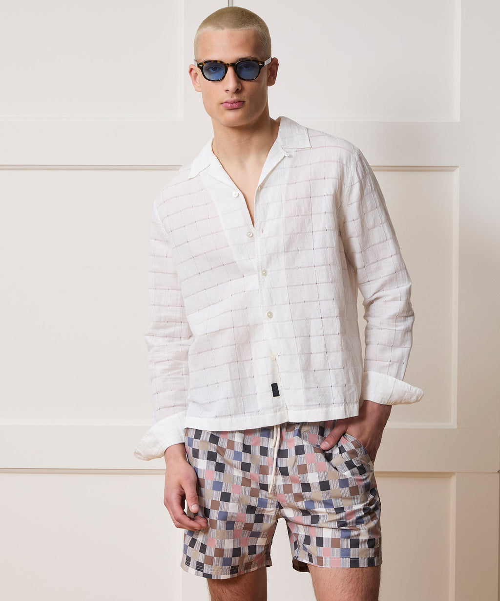 Ajour Camp Collar Shirt