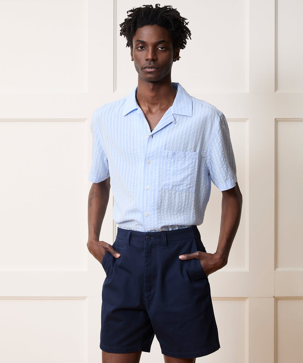 Seersucker Capri Shirt