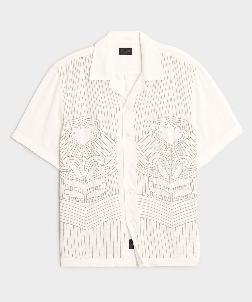 Embroidered Capri Shirt