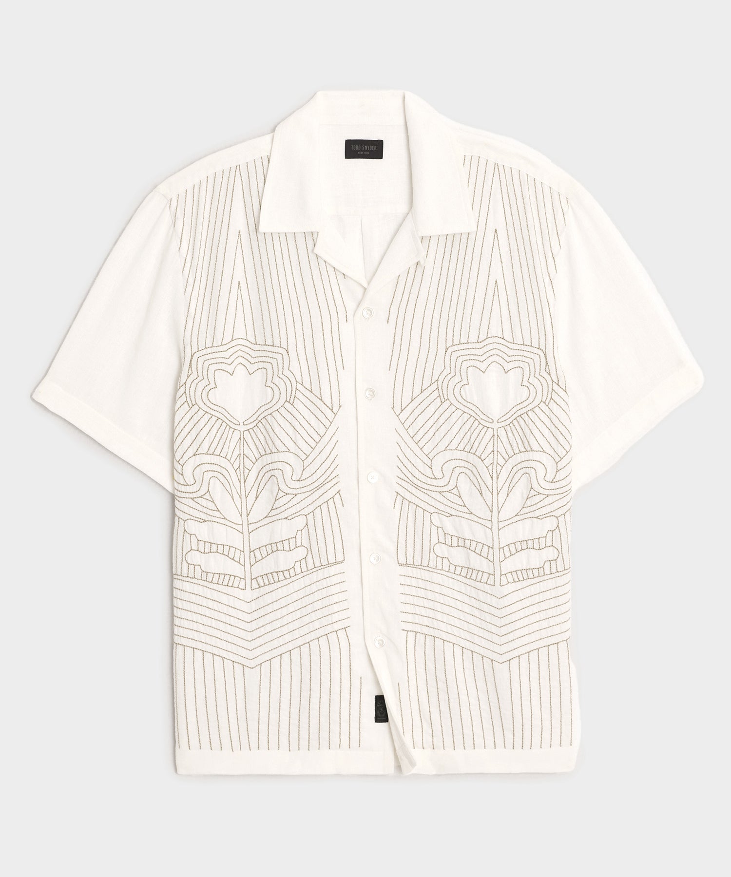 Embroidered Capri Shirt