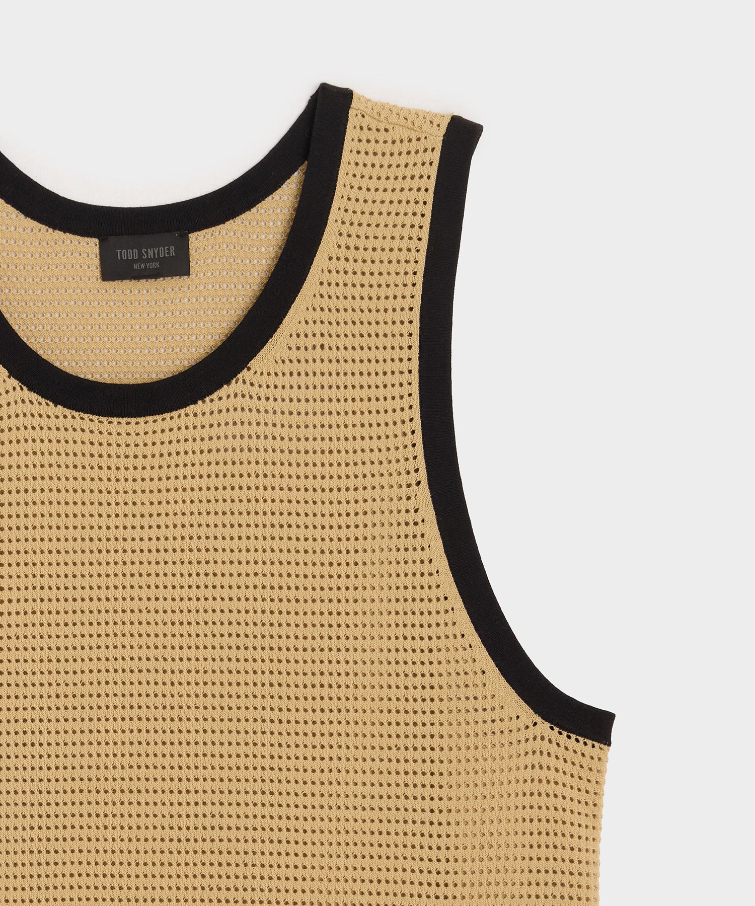 Tipped Luxe Mesh Tank