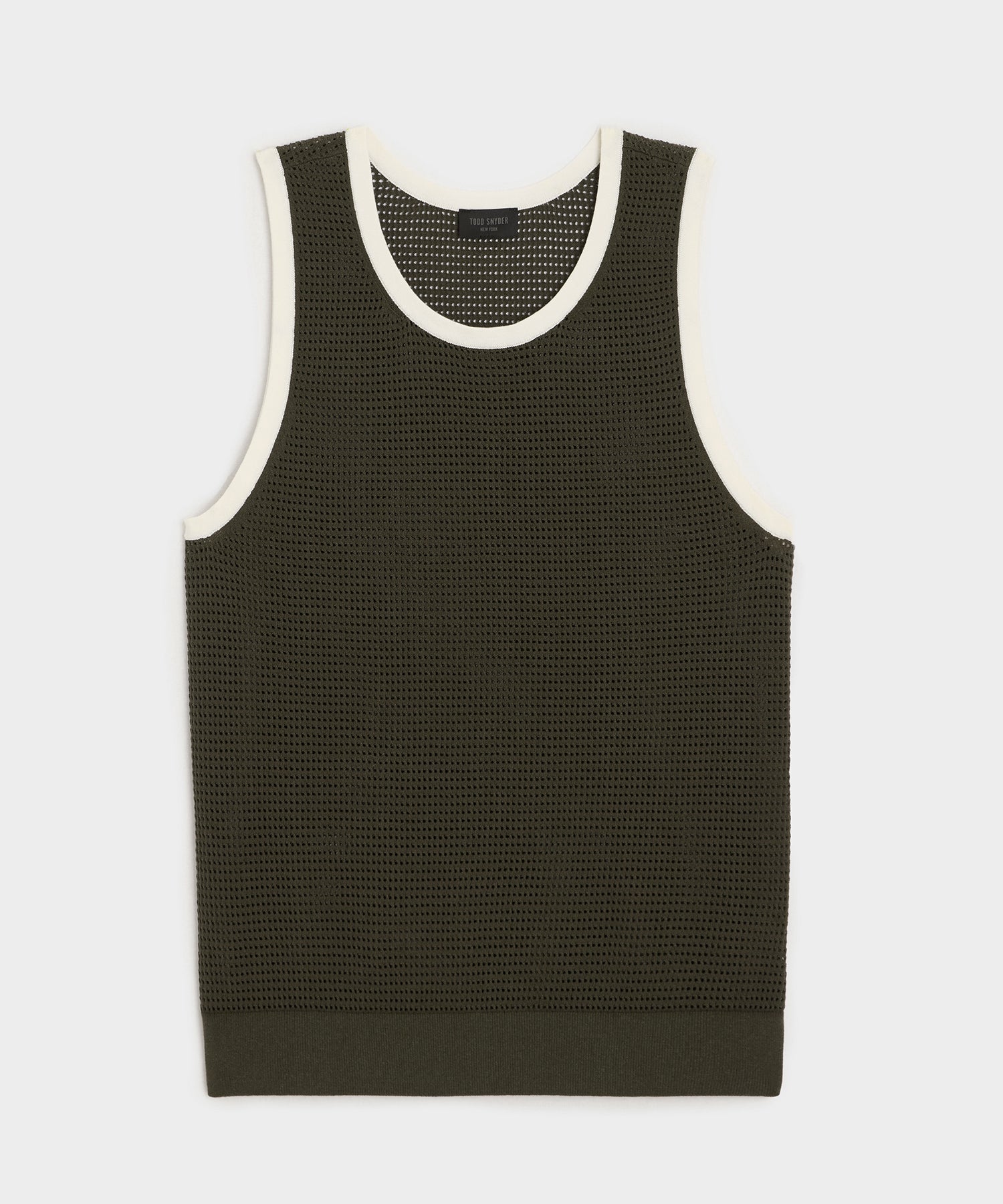 Tipped Luxe Mesh Tank