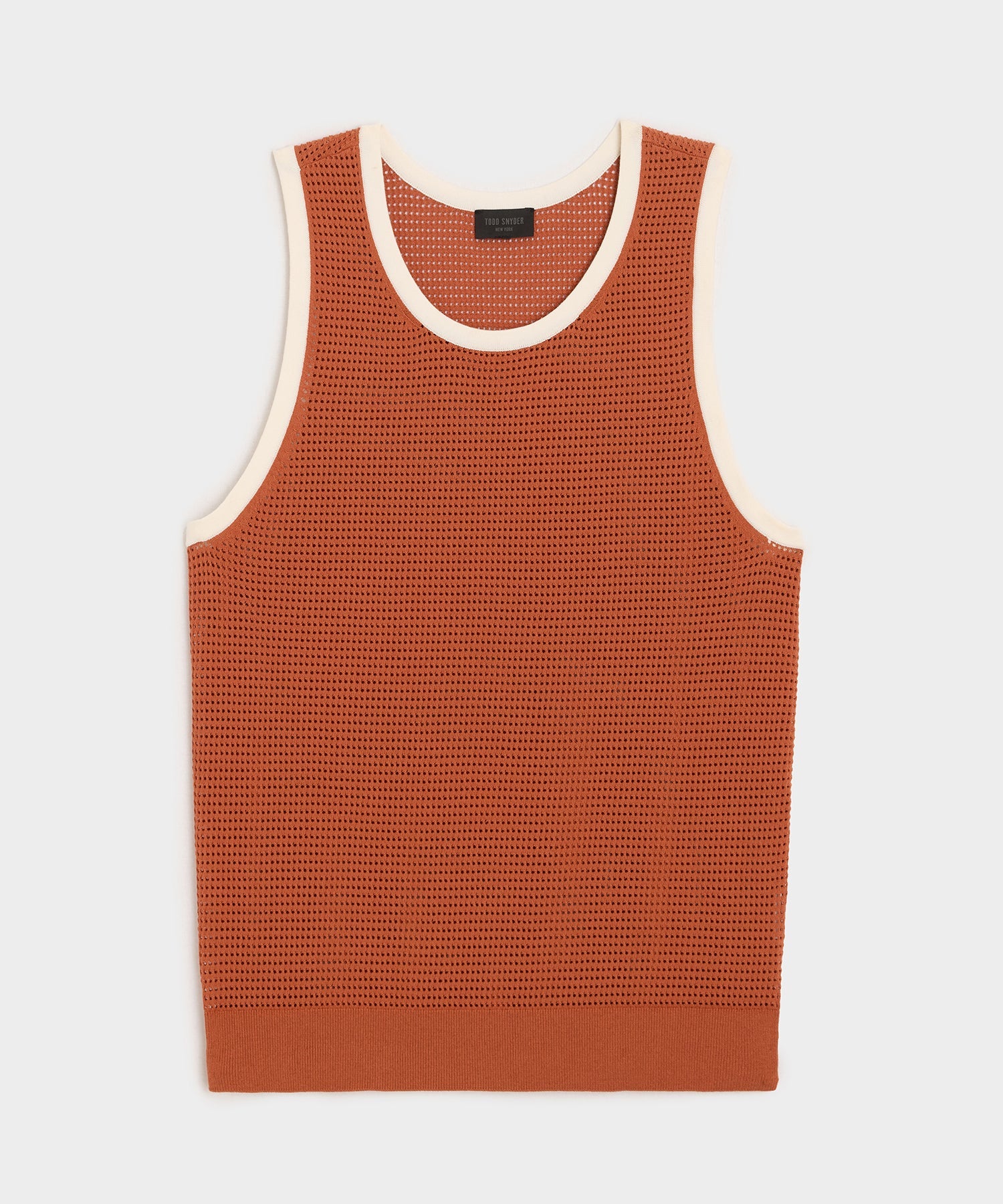 Tipped Luxe Mesh Tank