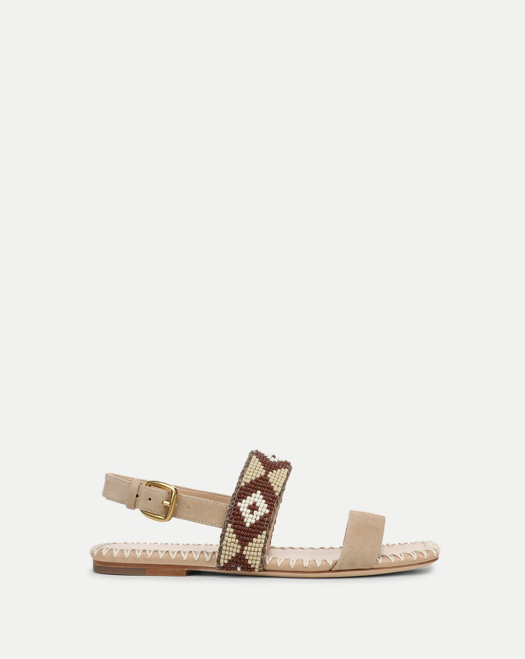 Marian Beaded Flat Sandal