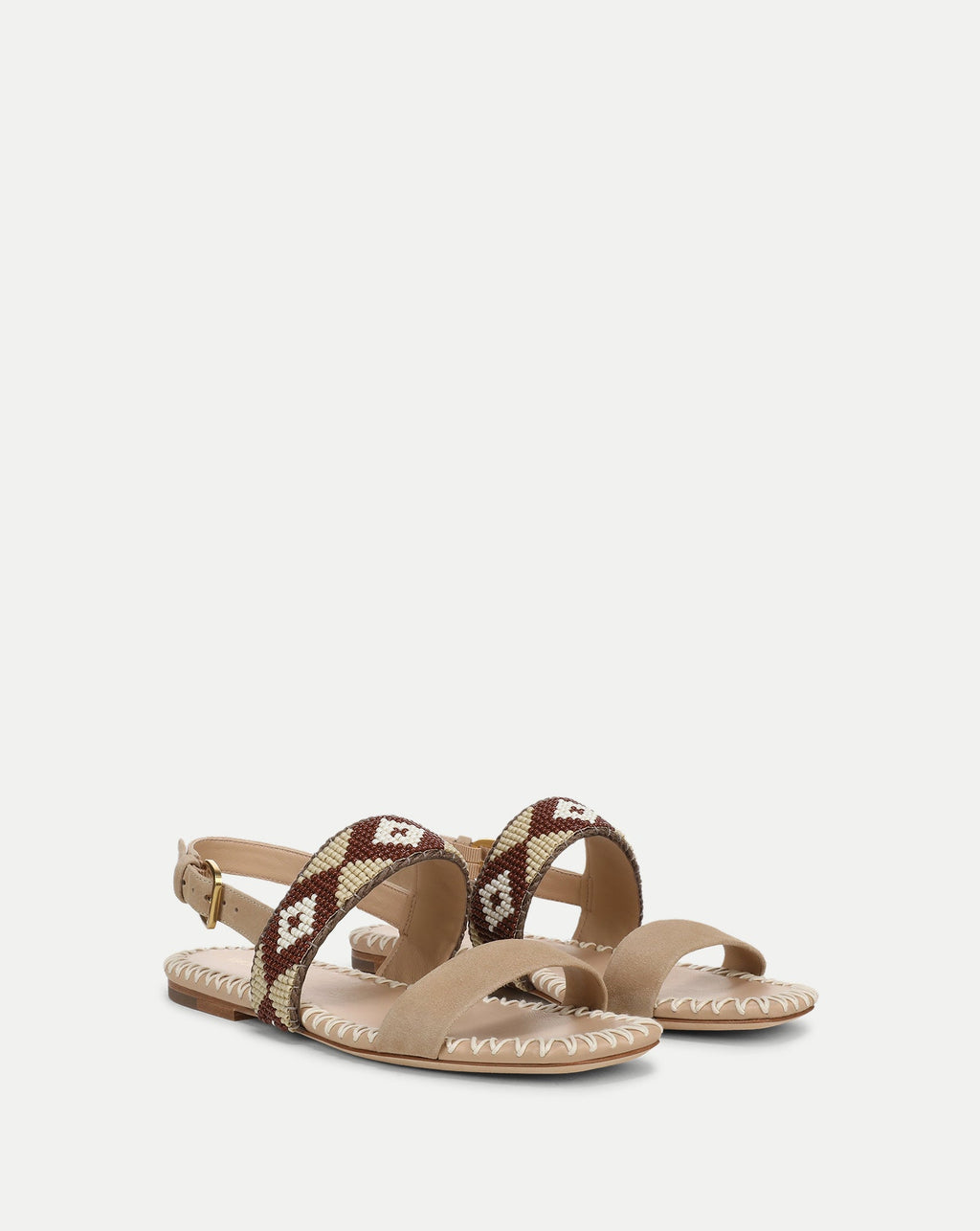 Marian Beaded Flat Sandal