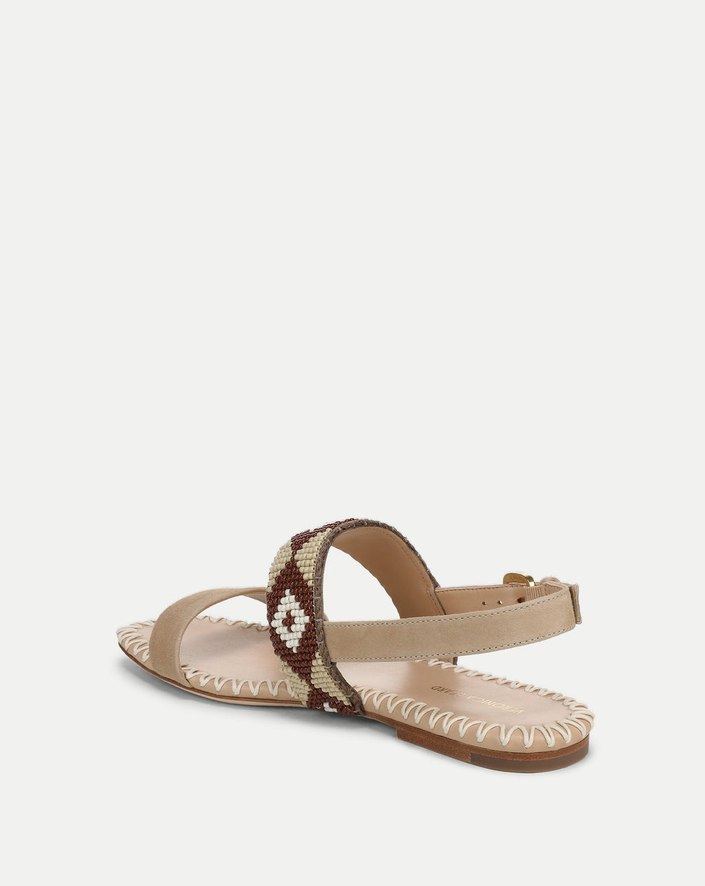 Marian Beaded Flat Sandal