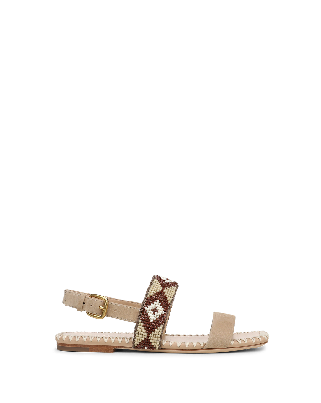 Marian Beaded Flat Sandal