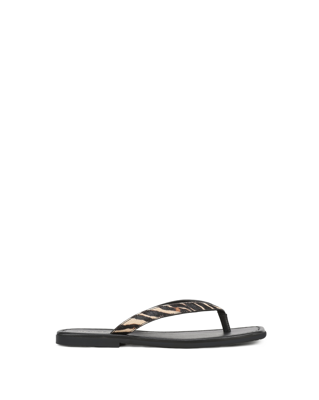 Clea Calf Hair Flip-Flop Sandal
