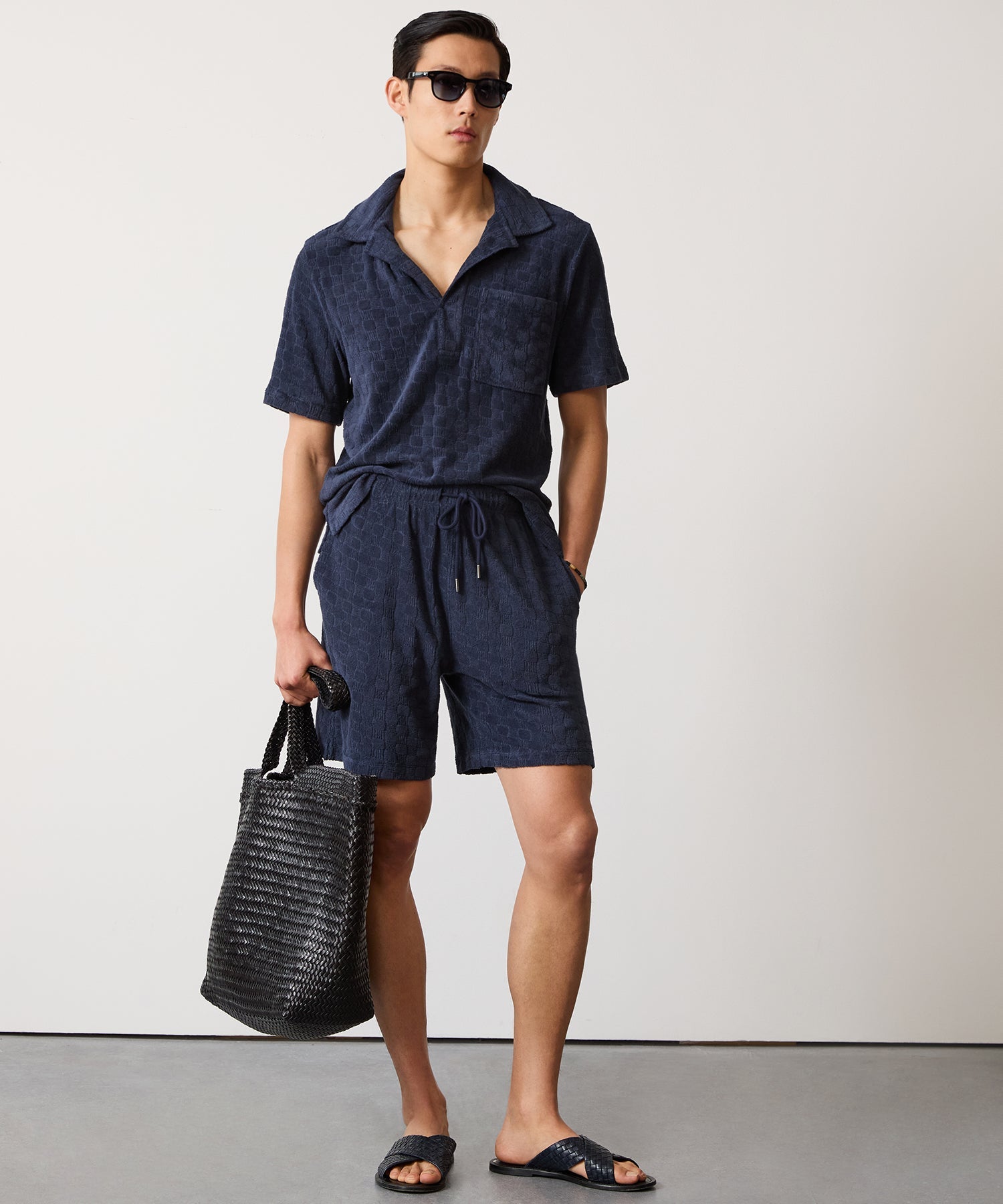 Jacquard Terry Montauk Polo