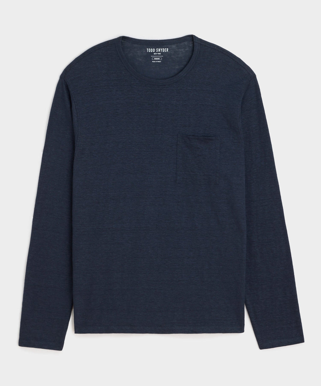 Linen Jersey Pocket Tee