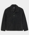 Sherpa Snap Pullover in Charcoal