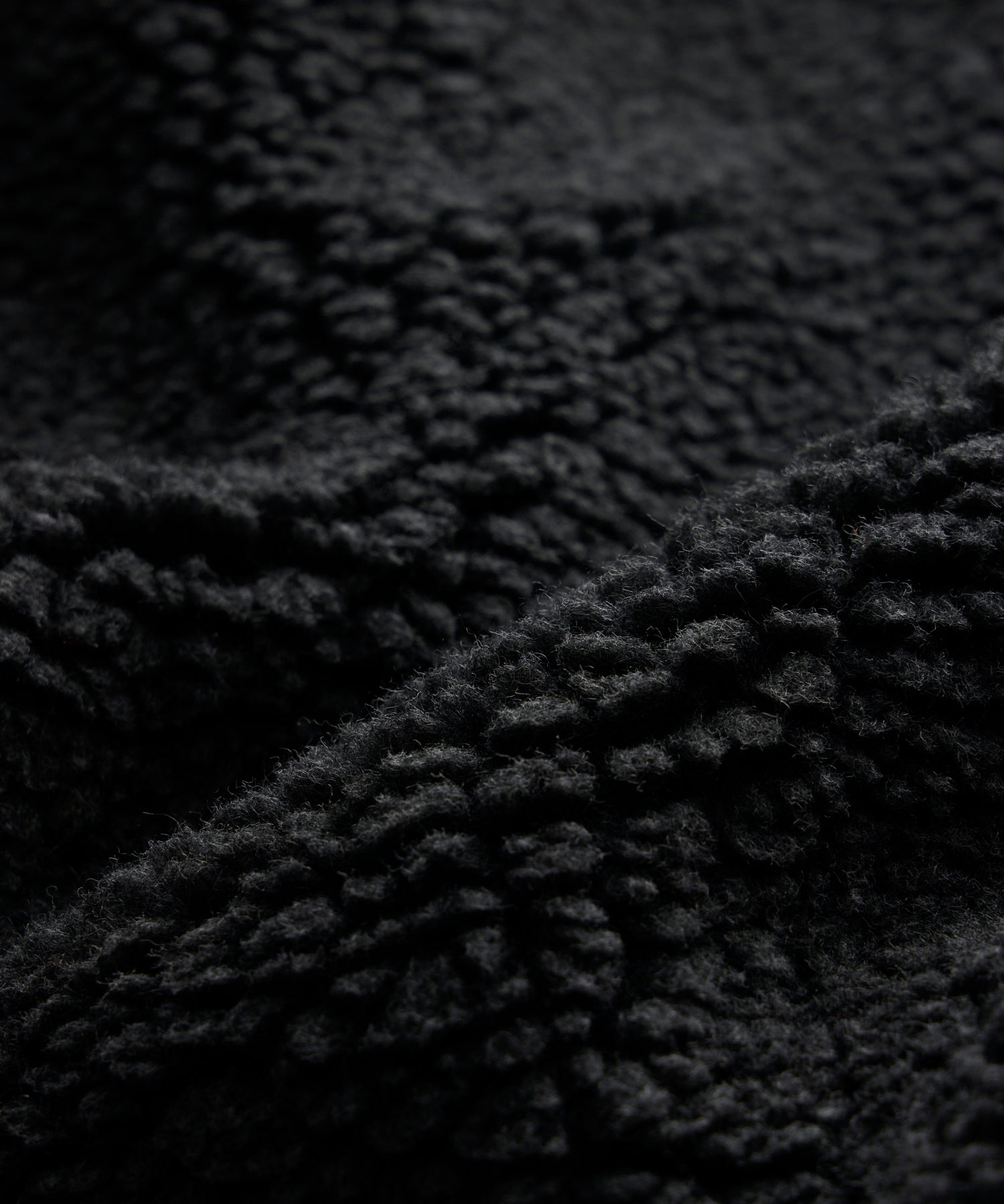Sherpa Snap Pullover in Charcoal