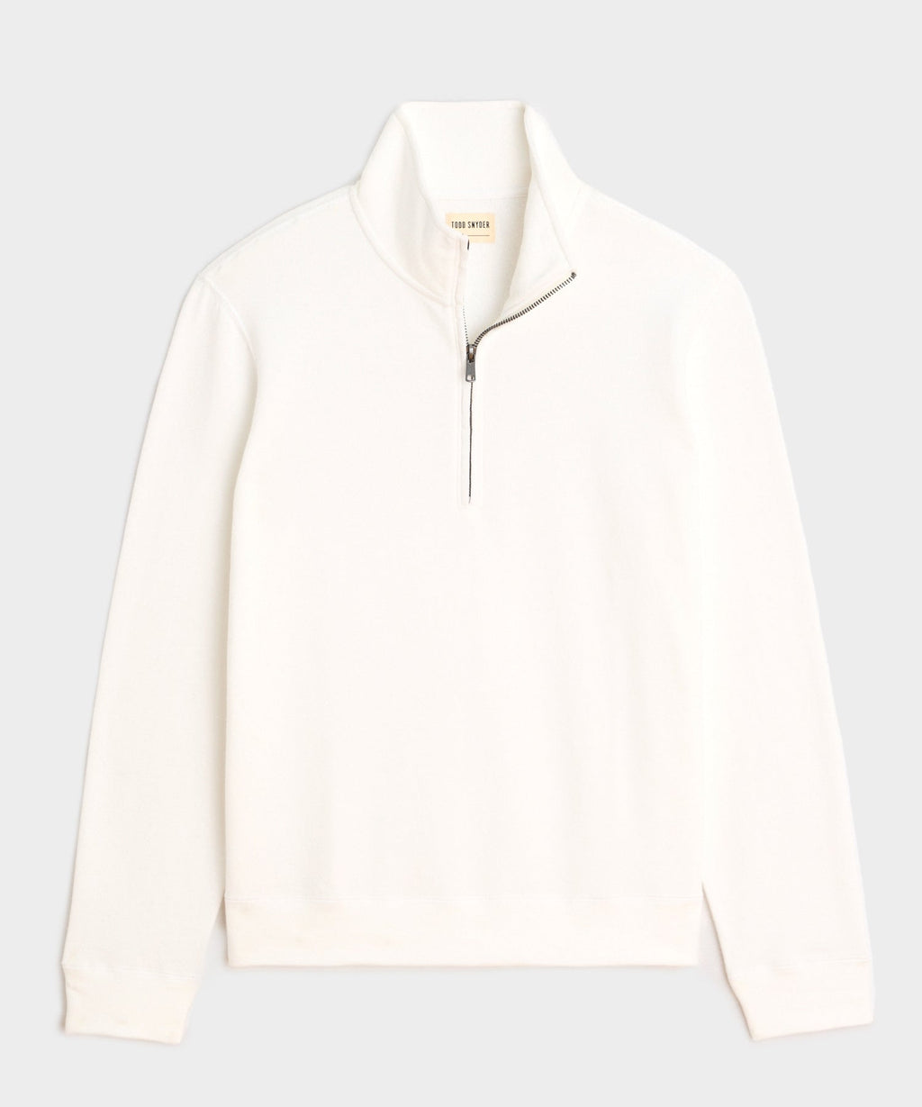 Lightweight Terry Cloth Quarter-Zip