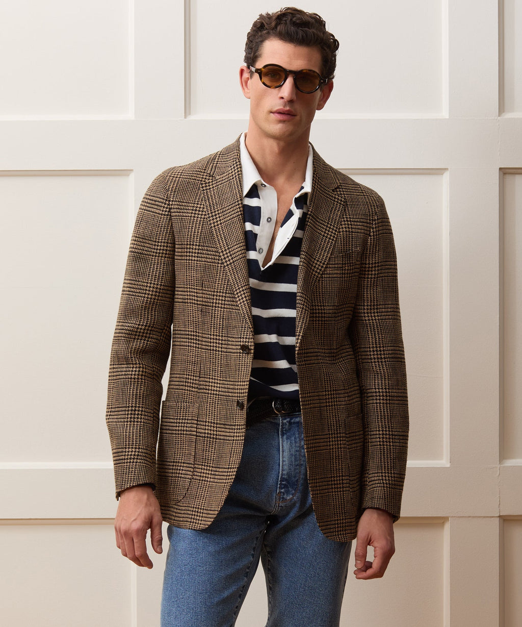 Italian Glen Plaid Sport Coat
