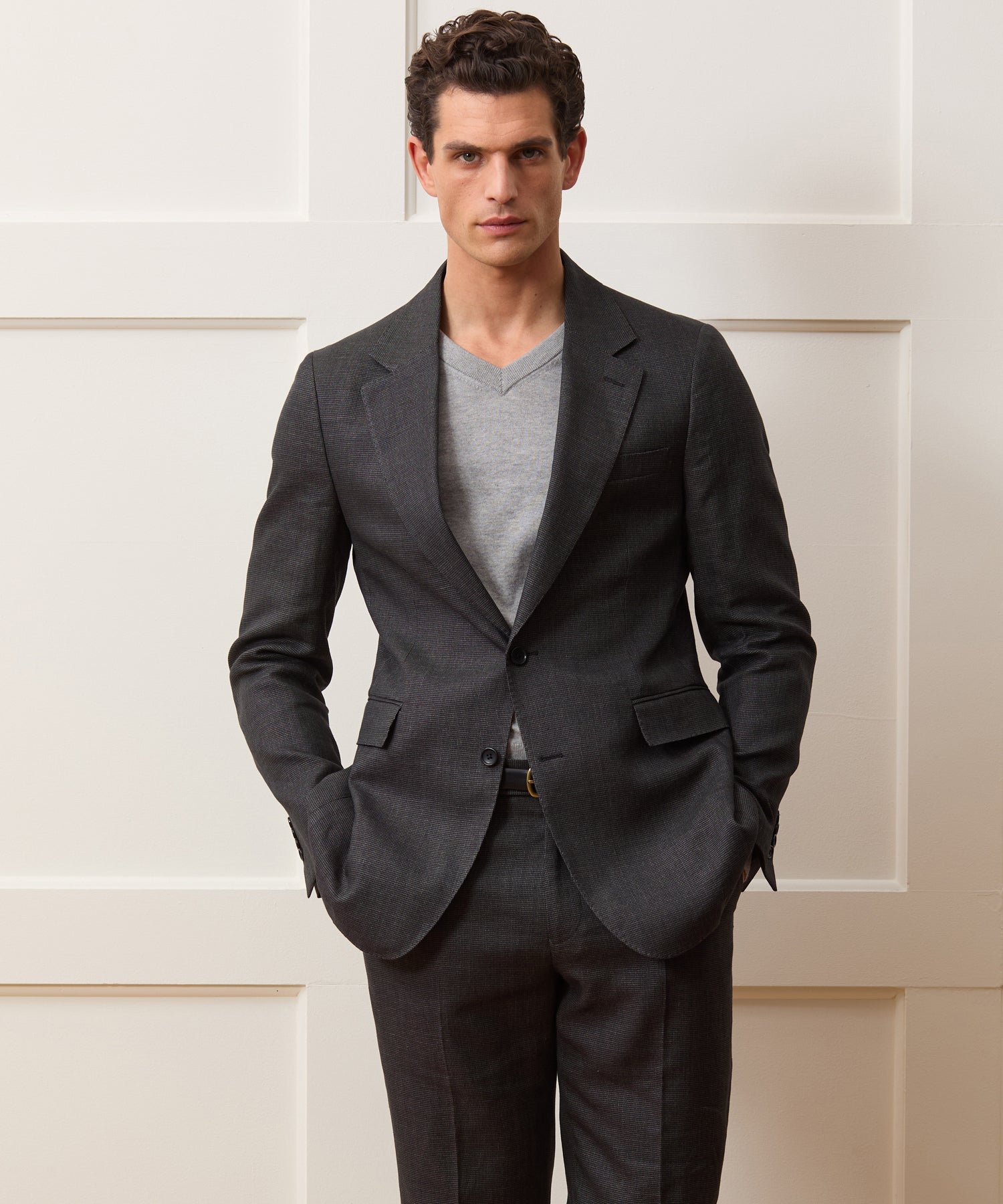 Italian Cotton-Linen Sutton Jacket