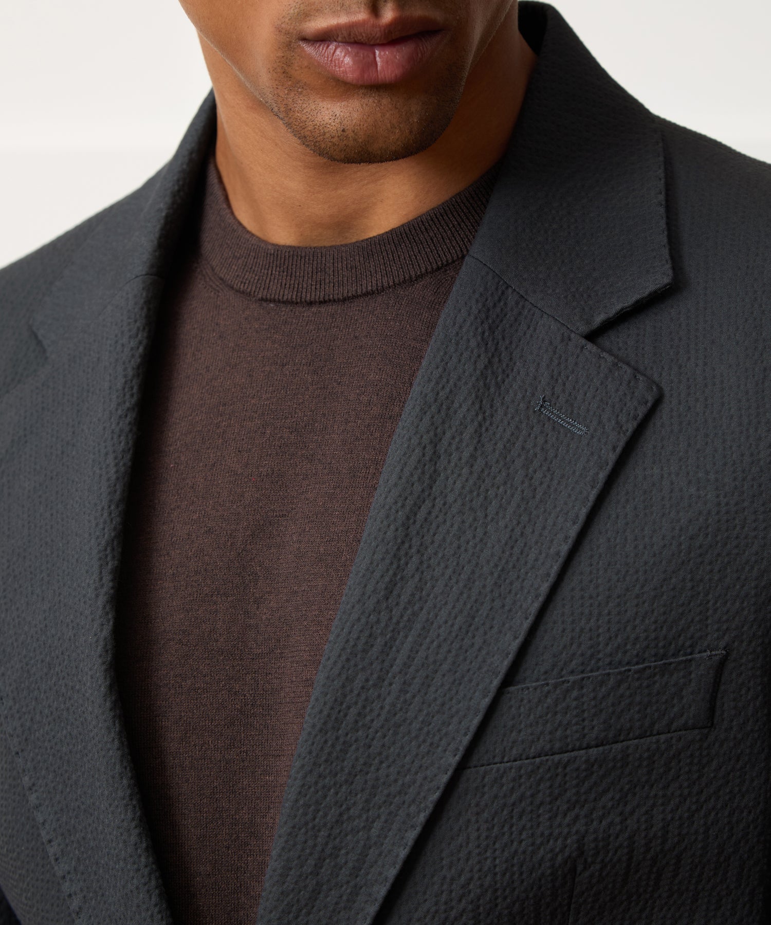 Italian Seersucker Sutton Jacket