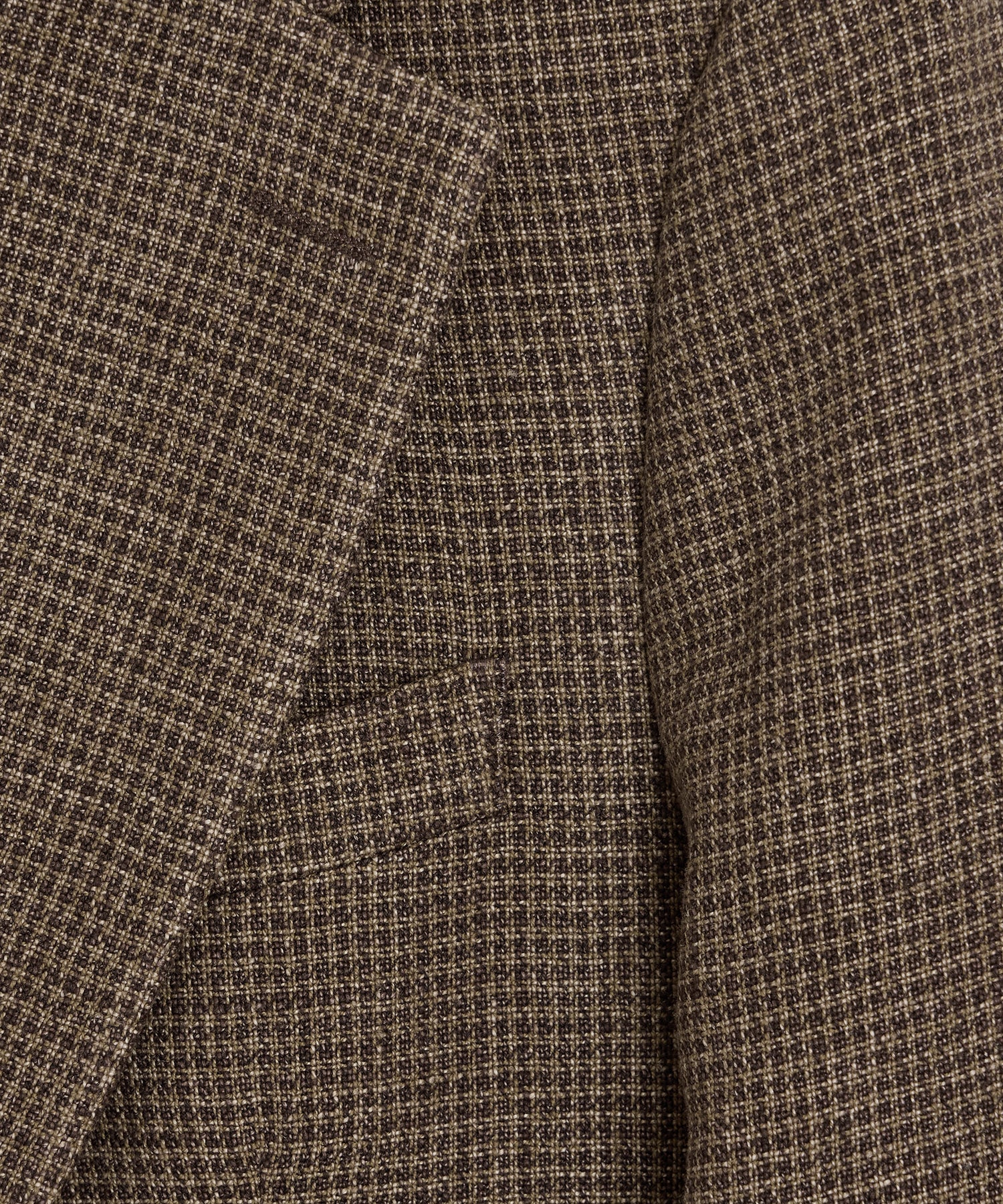Italian Linen Houndstooth Madison Jacket