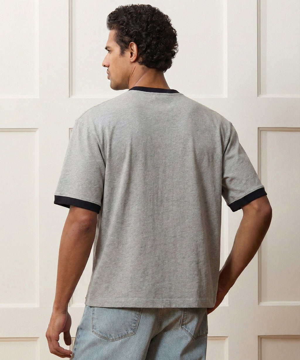 Boxy Jersey Ringer Tee