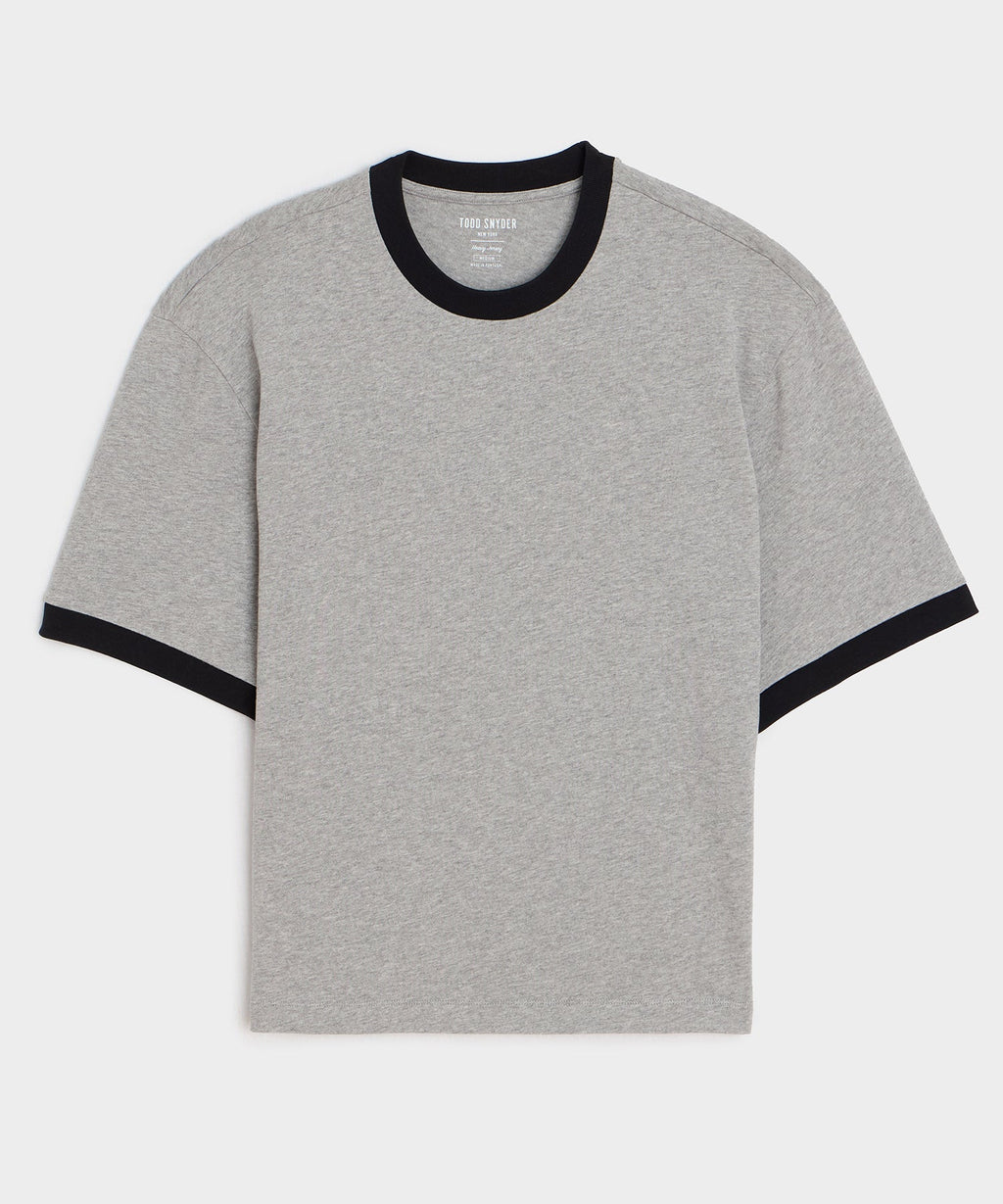 Boxy Jersey Ringer Tee