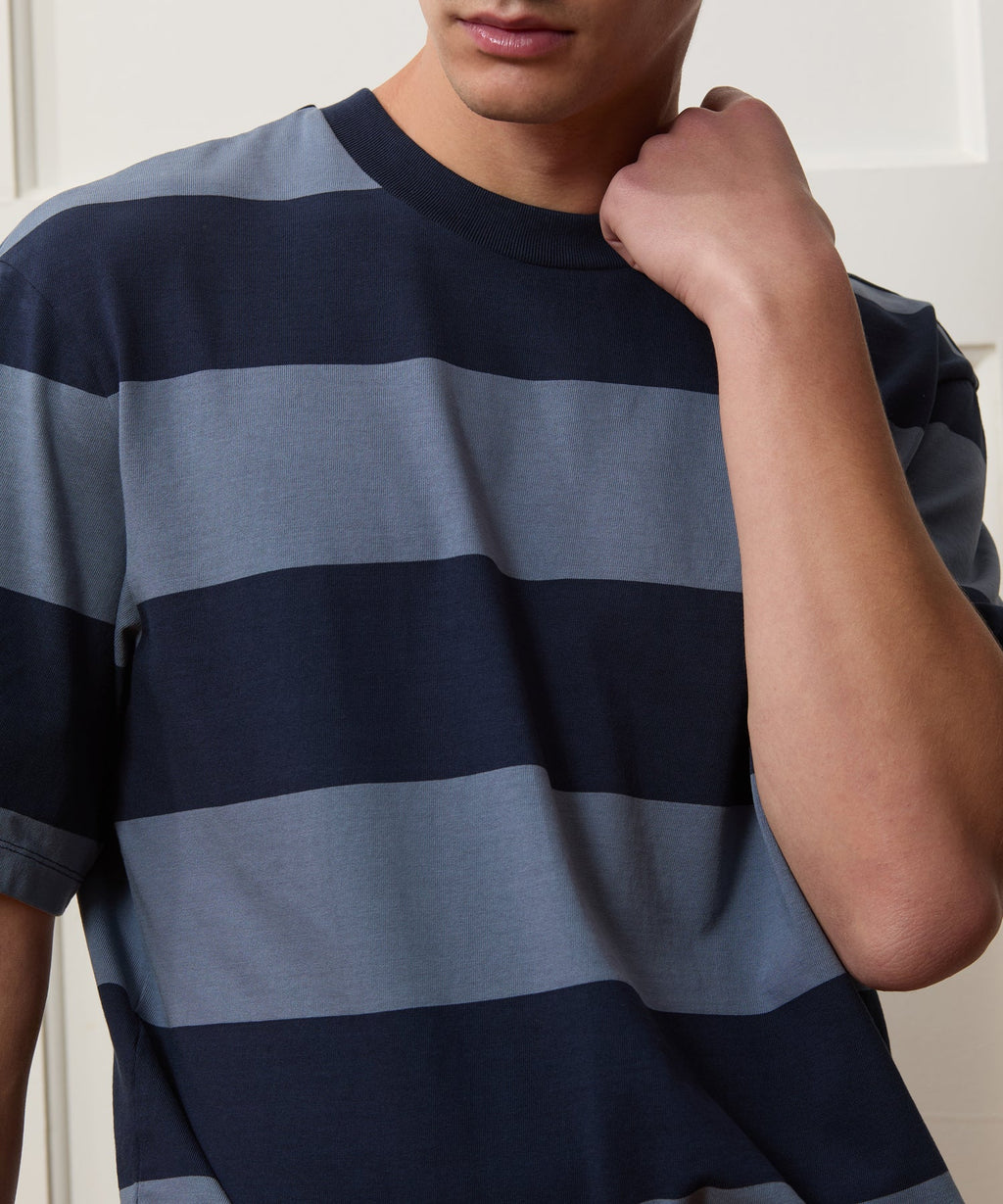 Boxy Jersey Rugby Tee