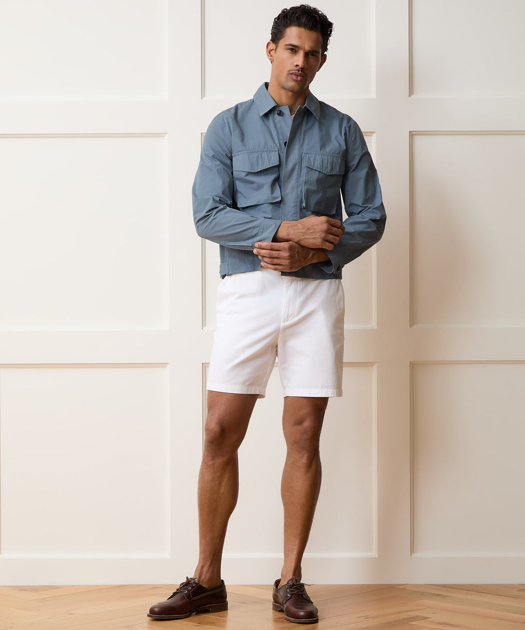 Garment-Dyed Poplin Jacket