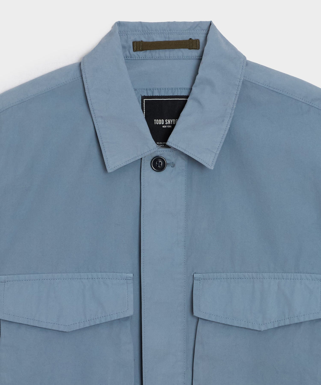 Garment-Dyed Poplin Jacket