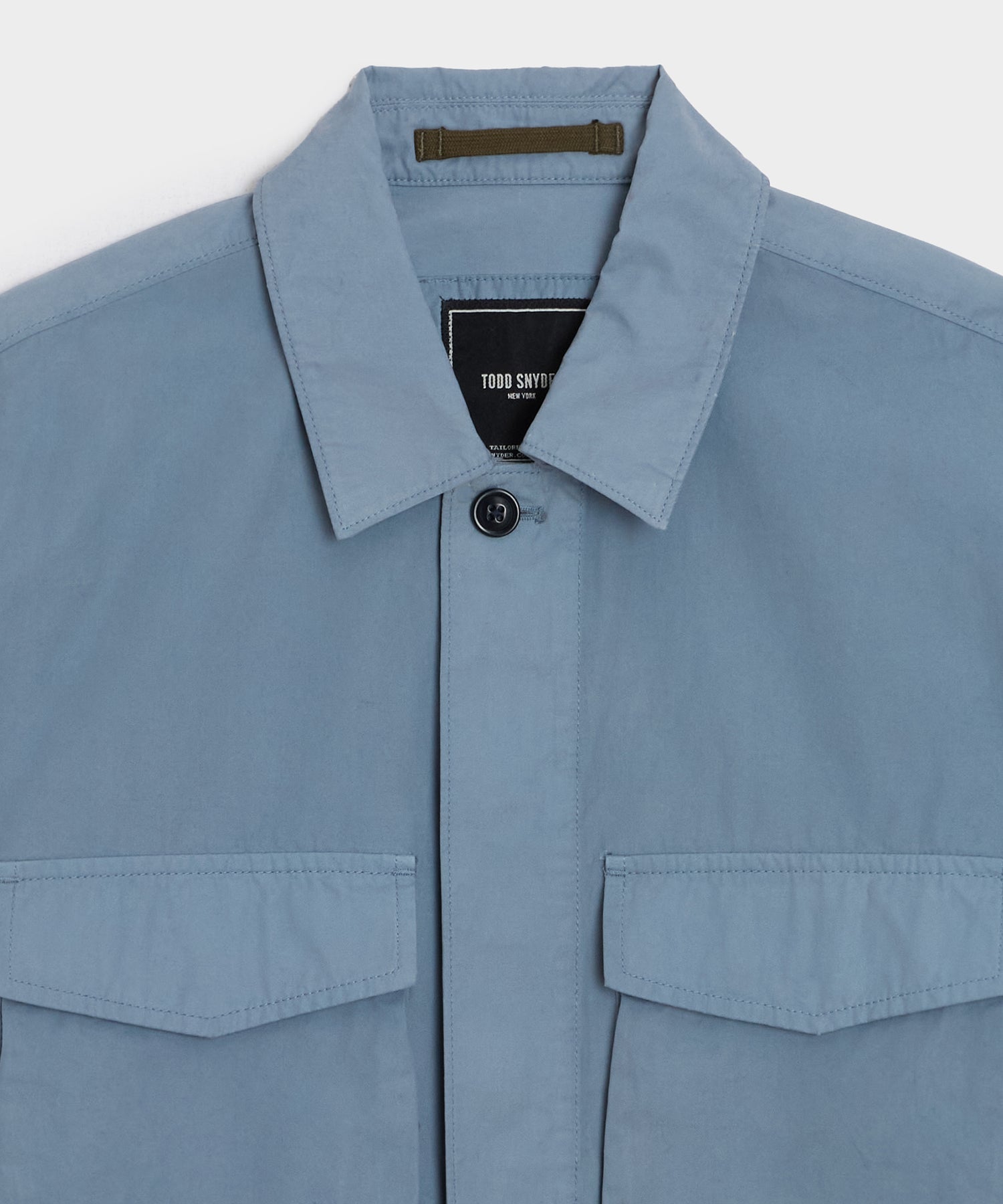 Garment-Dyed Poplin Jacket