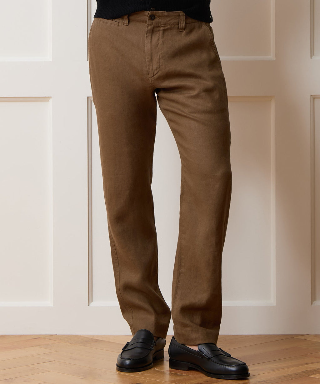 Straight Fit Linen Favorite Pant