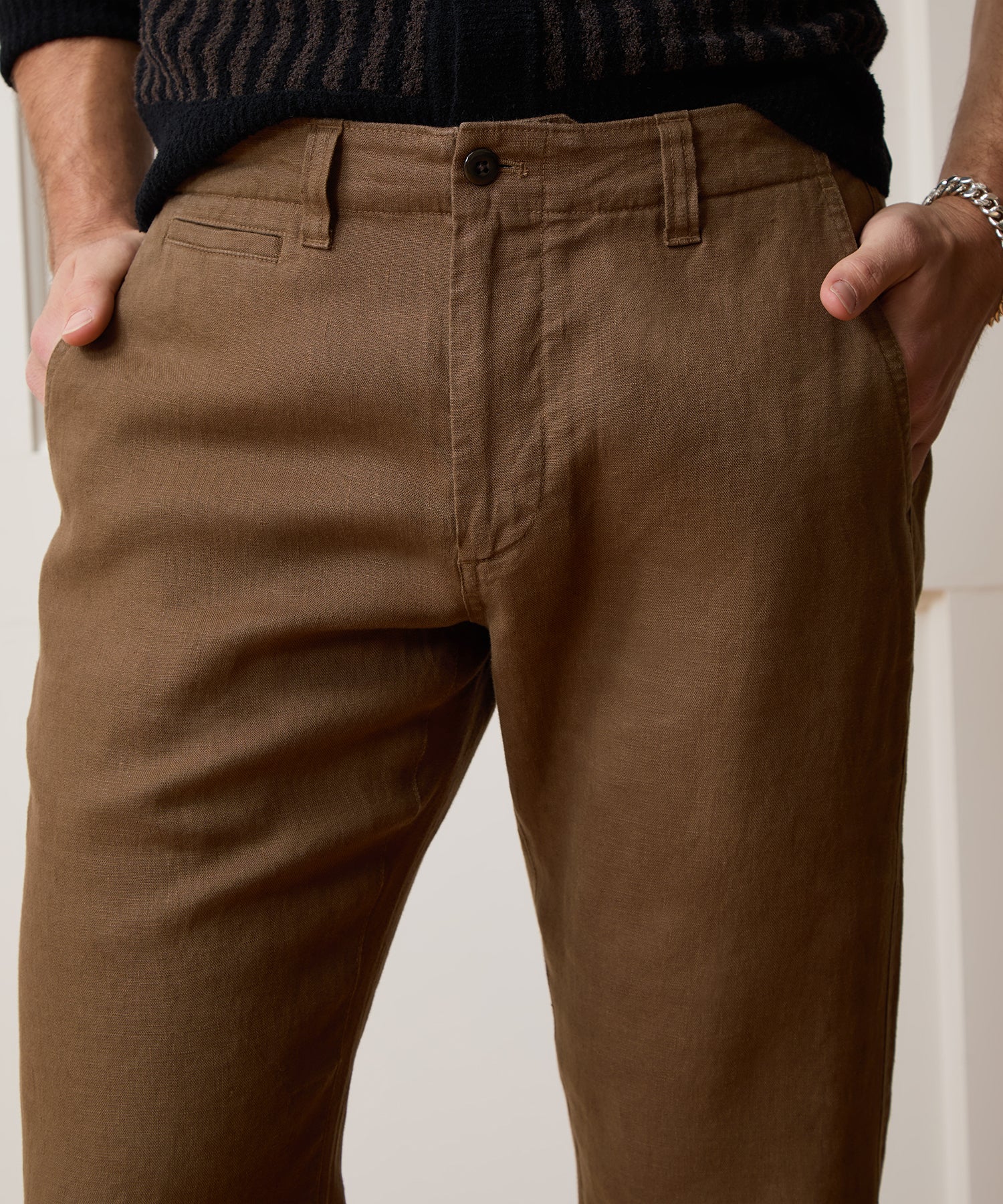 Straight Fit Linen Favorite Pant