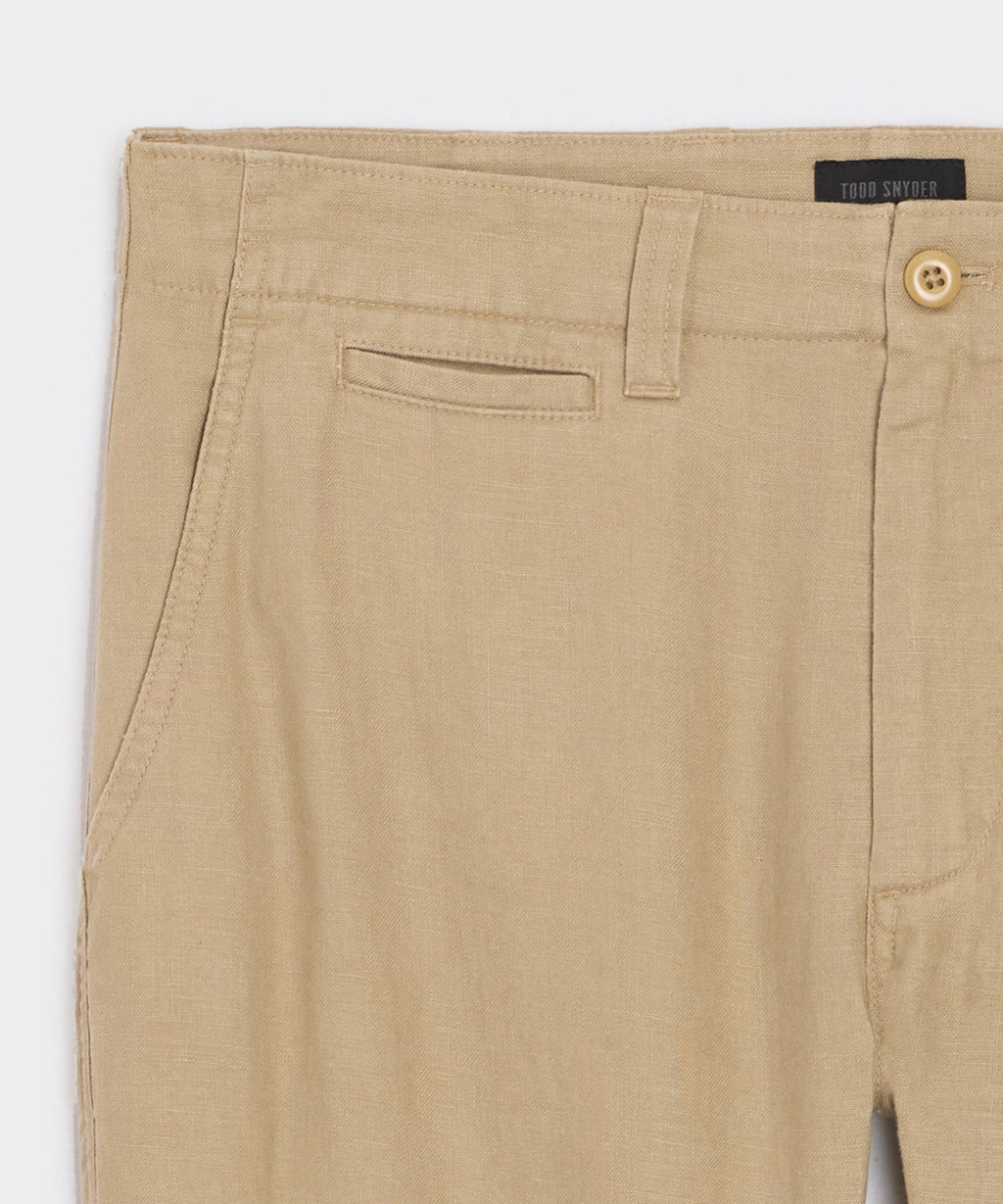 Straight Fit Linen Favorite Pant