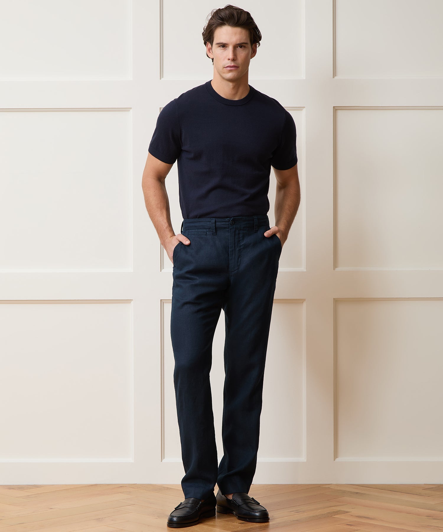 Straight Fit Linen Favorite Pant