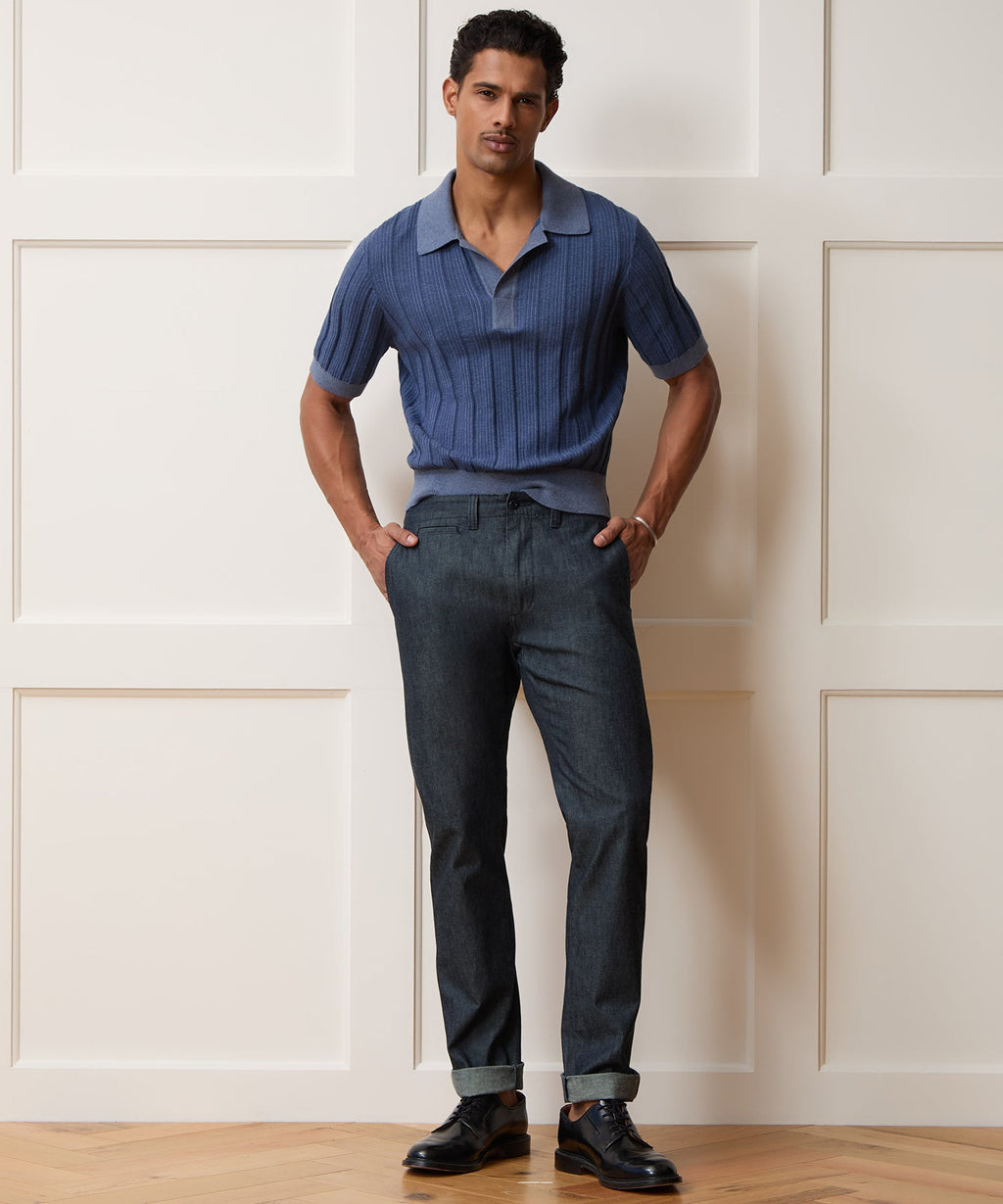 Straight Fit Chambray Favorite Pant