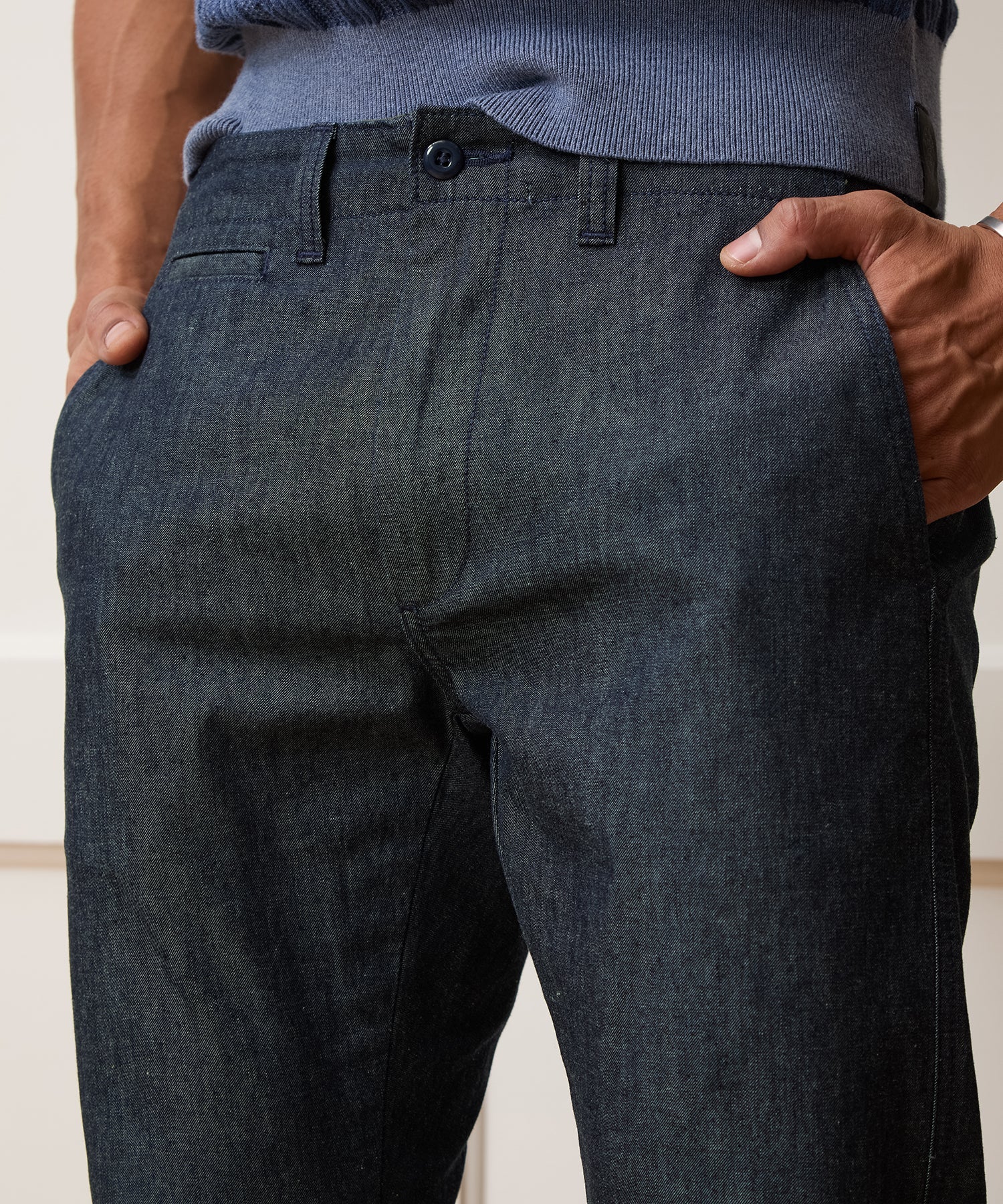 Straight Fit Chambray Favorite Pant