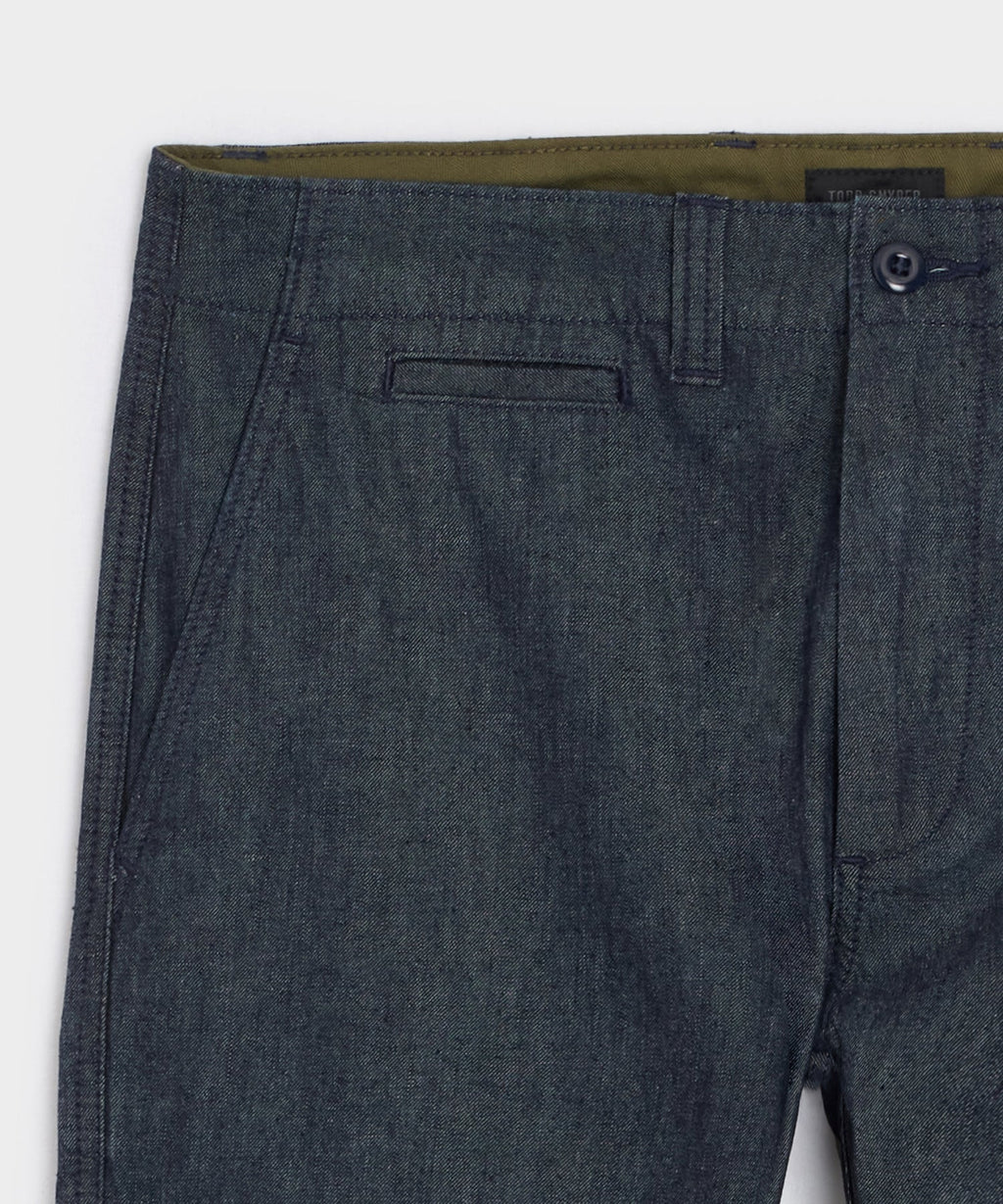 Straight Fit Chambray Favorite Pant